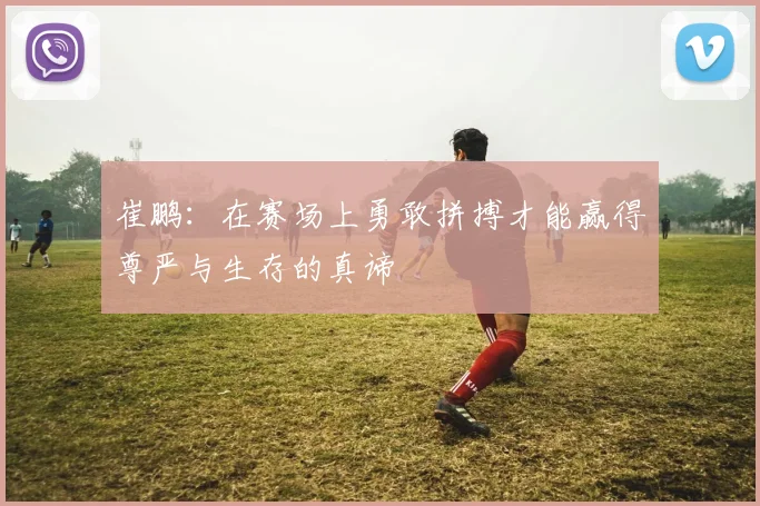 崔鹏：在赛场上勇敢拼搏才能赢得尊严与生存的真谛